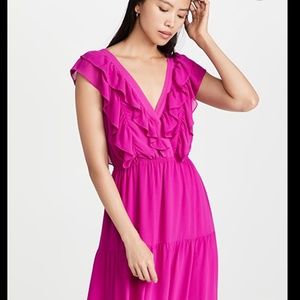 WayF Double V Midi Dress
